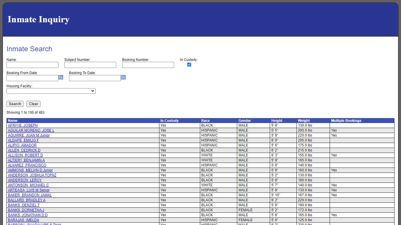 Inmate Search - inquiry.willcosheriff.org
